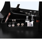 Dressing table - Make -up table with mirror and drawers - Cosmetics table - Black