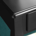Dressing table - Make -up table with mirror and drawers - Cosmetics table - Black