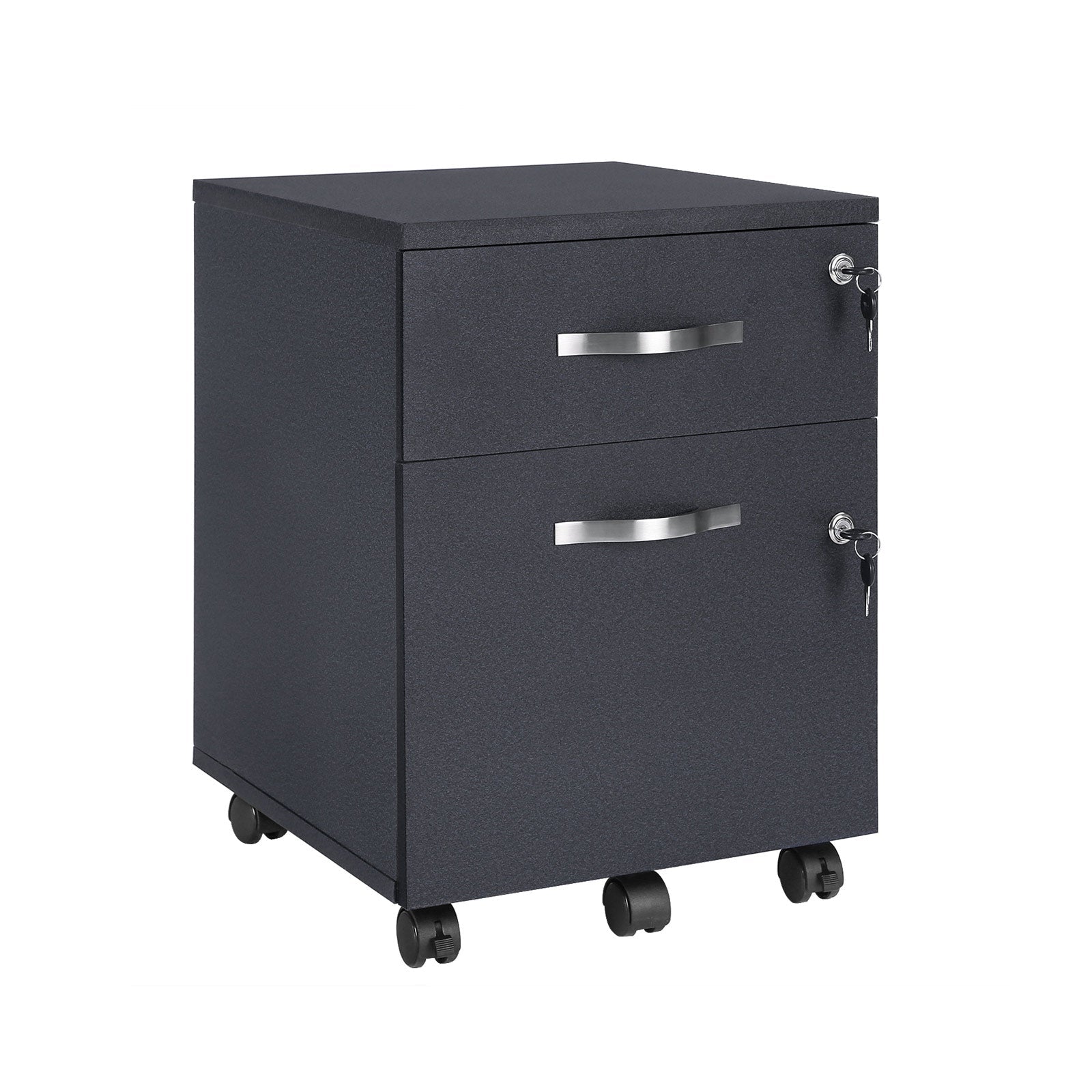Roll container - drawer unit on wheels - With 2 locks - White