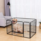 Puppyren - Animal box for dogs - Puppyhek - 122 x 80 x 70 cm - Black
