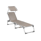 Garden seat - with headrest and sun visor