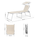 Lounger - large - with roof