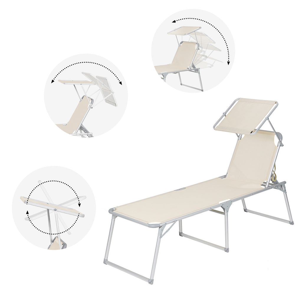 Lounger - large - with roof