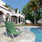 Beach chair - with high backrest - comfortable