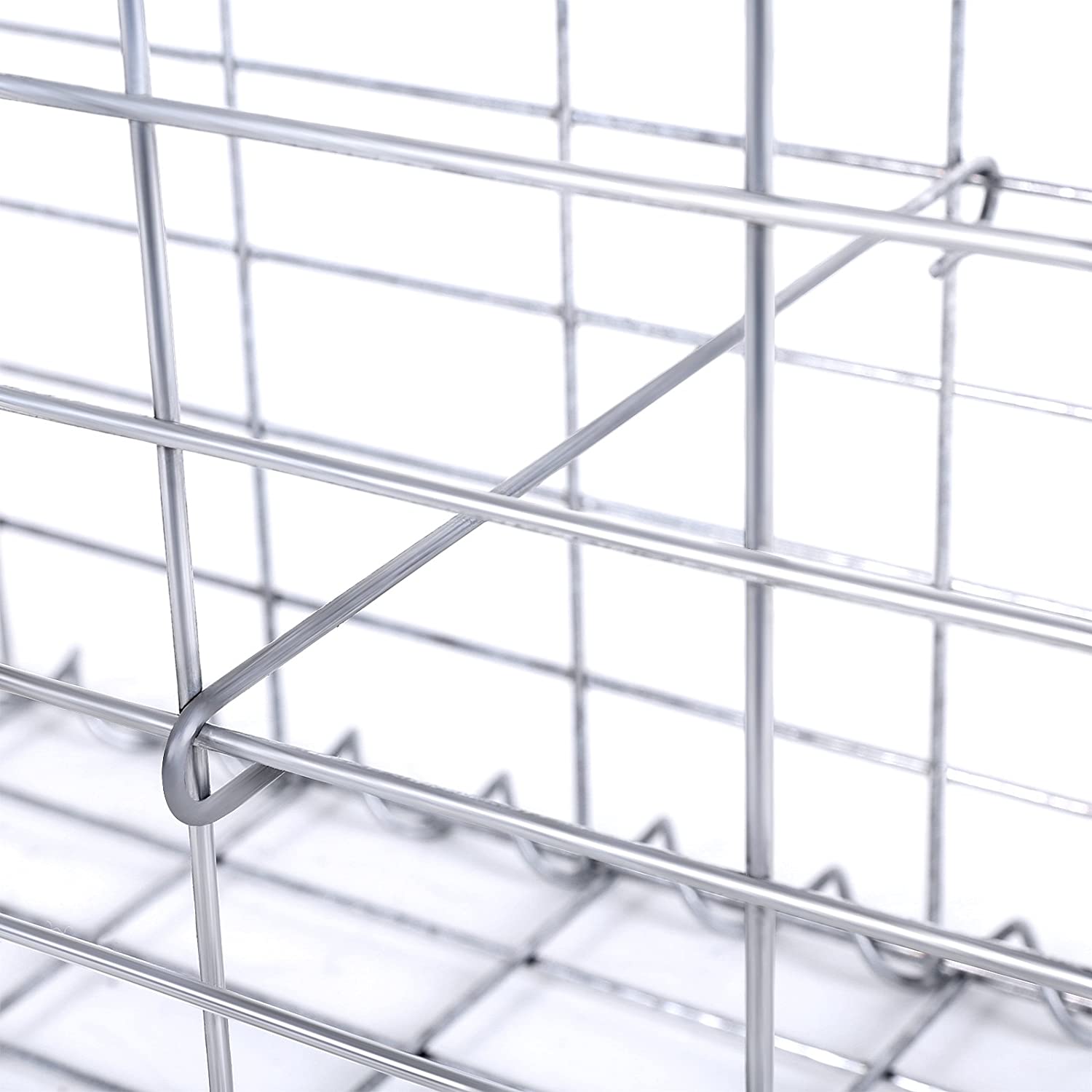 Schanskorf - Gabion made of metal mesh - 100 x 95 x 30 cm - silver