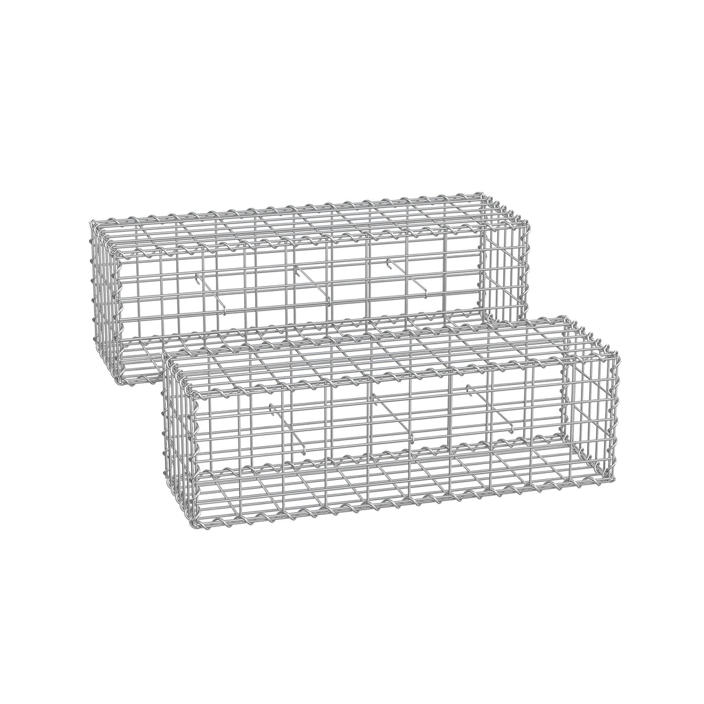 Schans baskets - Set of 2 - For stones - 5 x 10 cm mesh width