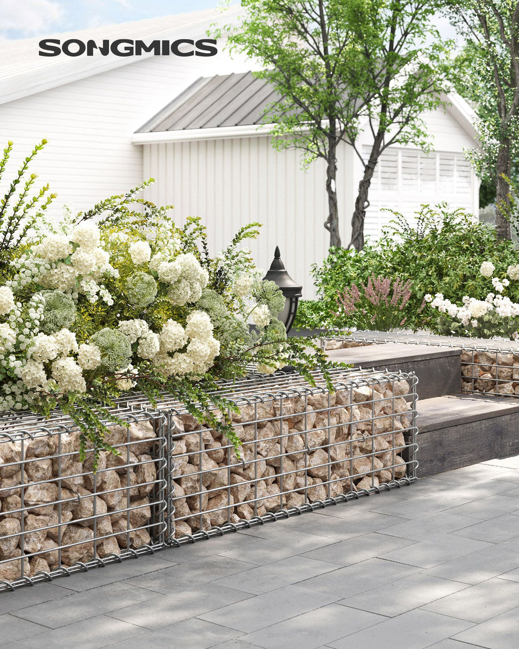 Schans baskets - Set of 2 - For stones - 5 x 10 cm mesh width