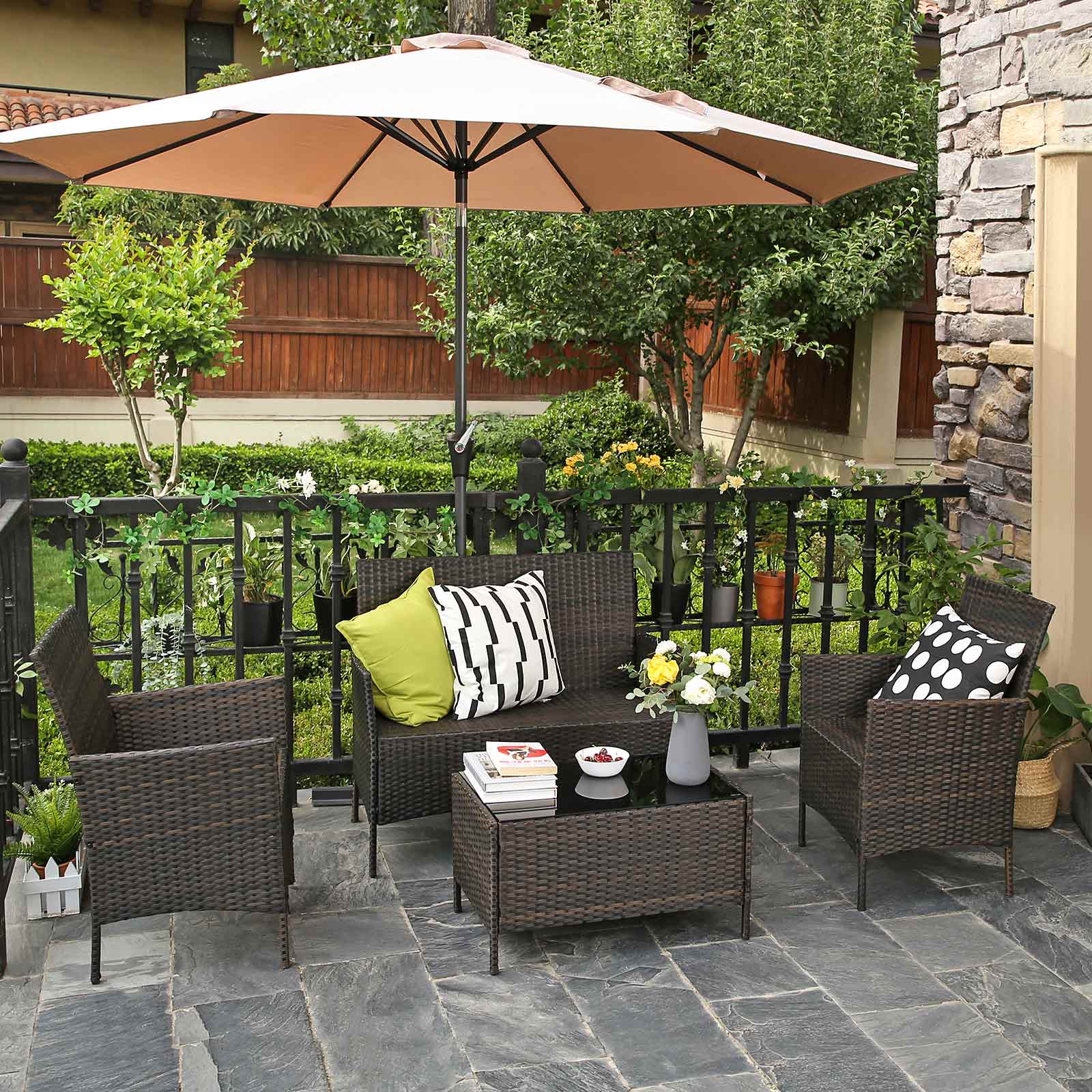 Garden furniture set-4-piece