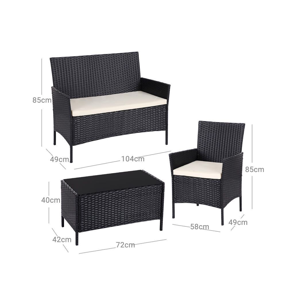 Garden furniture set-4-piece