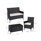Garden furniture set-4-piece