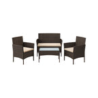 Balcony furniture set-4-piece