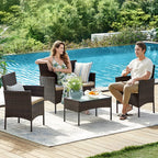Balcony furniture set-4-piece