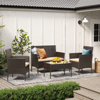 Balcony furniture set-4-piece
