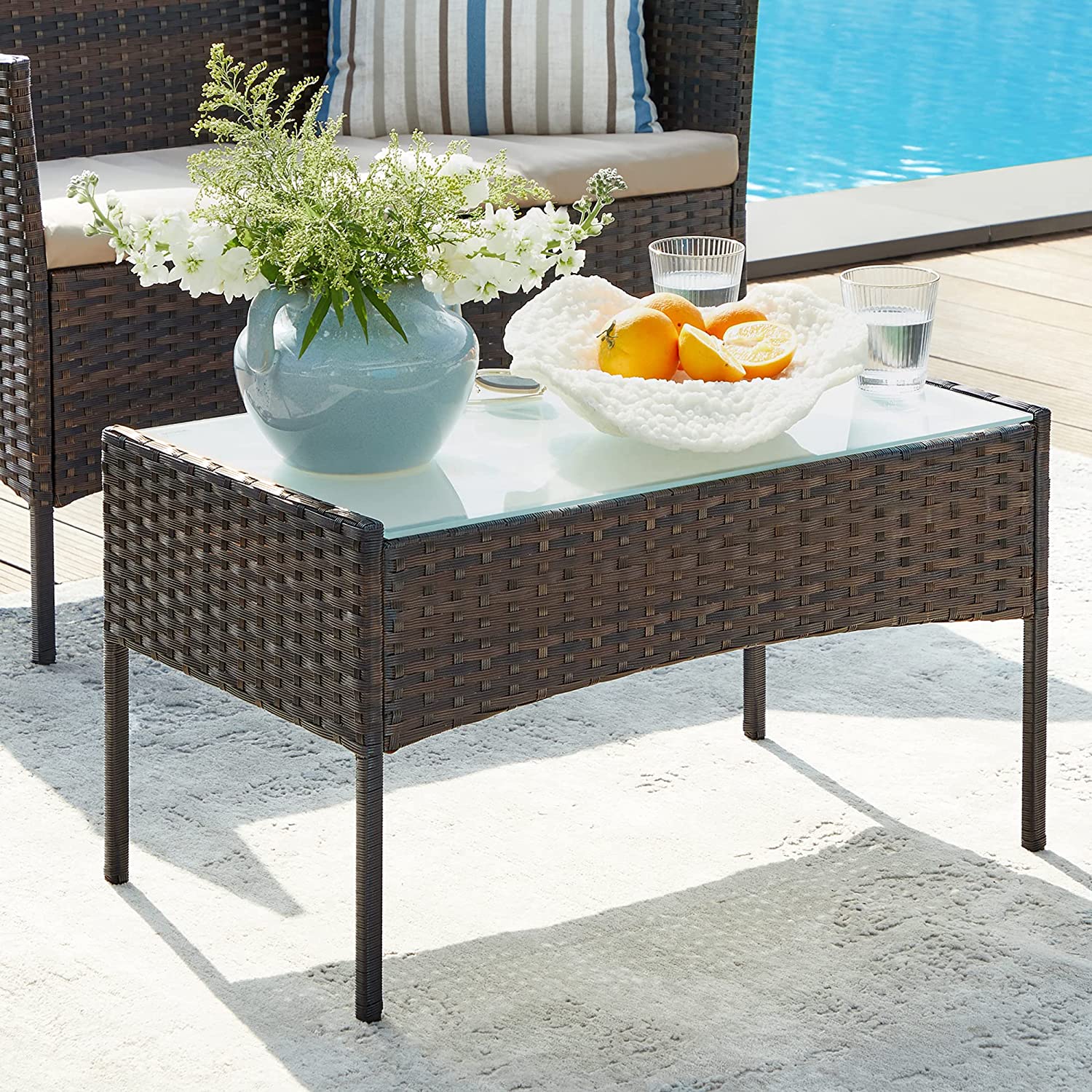 Balcony furniture set-4-piece