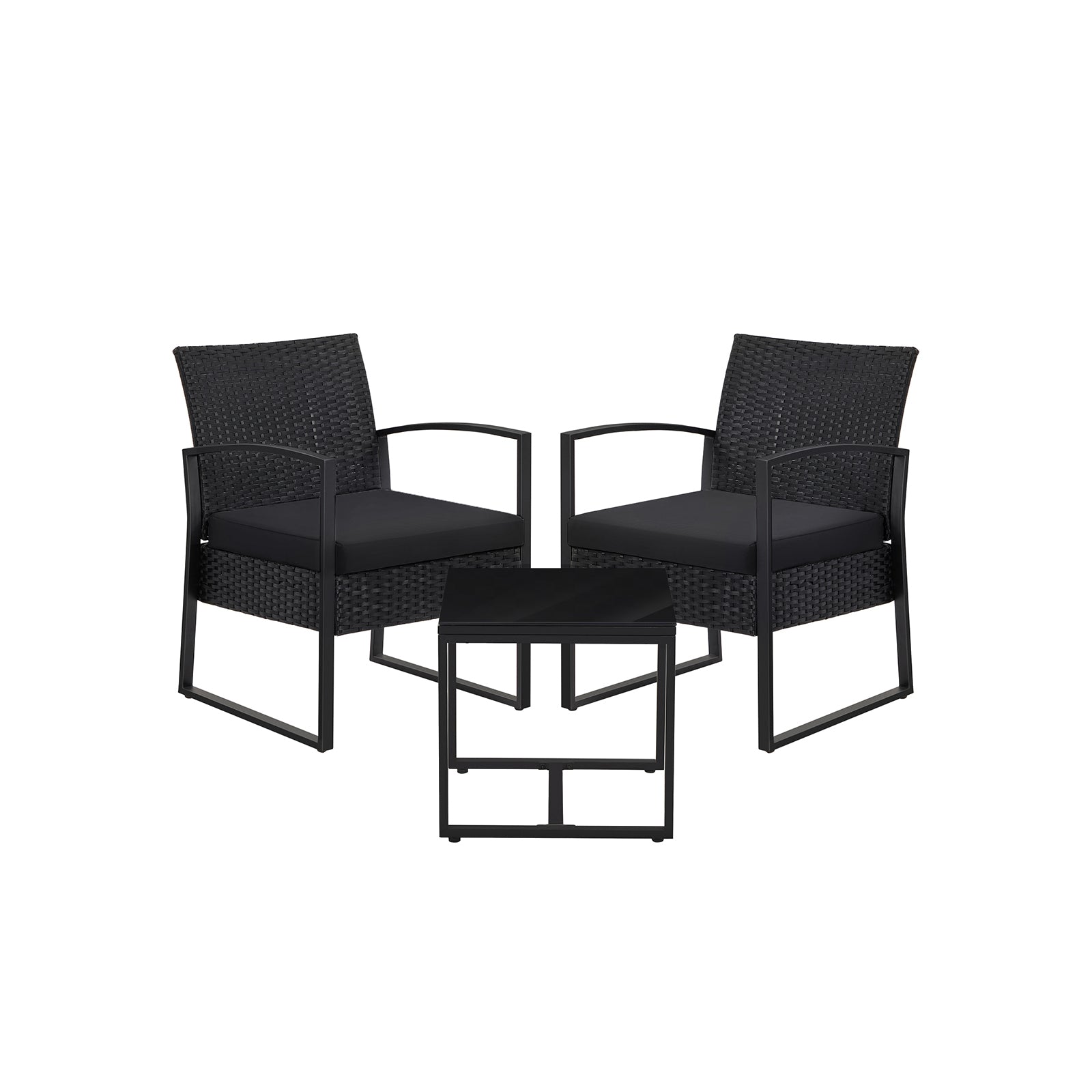 Garden furniture set - Black
