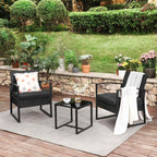 Garden furniture set - Black