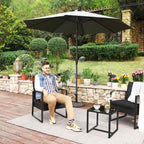 Garden furniture set - Black