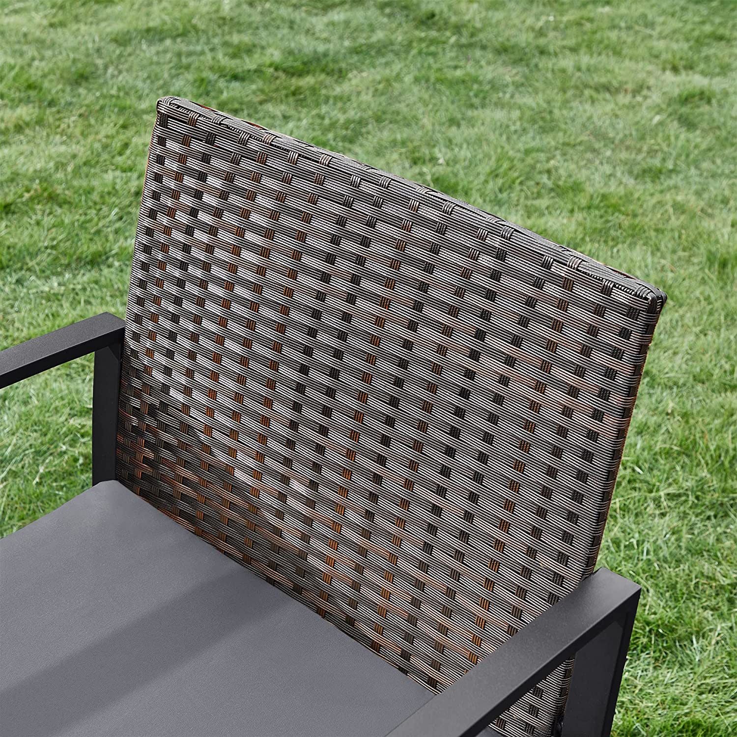 Garden furniture set-rattan look-3-piece