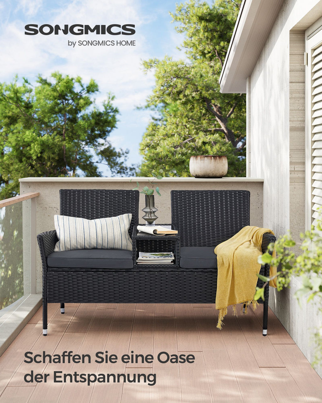 Balcony furniture-Made from PE-POLYROTAN