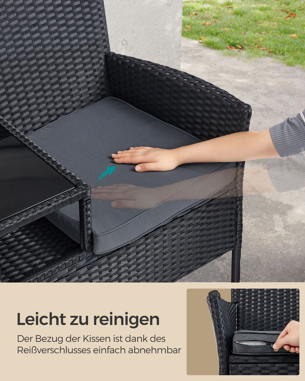 Balcony furniture-Made from PE-POLYROTAN