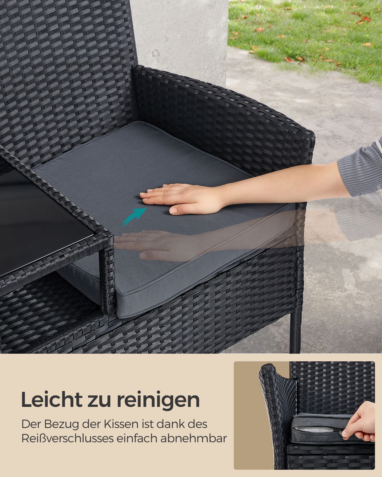 Balcony furniture-Made from PE-POLYROTAN