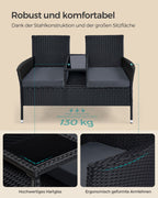 Balcony furniture-Made from PE-POLYROTAN