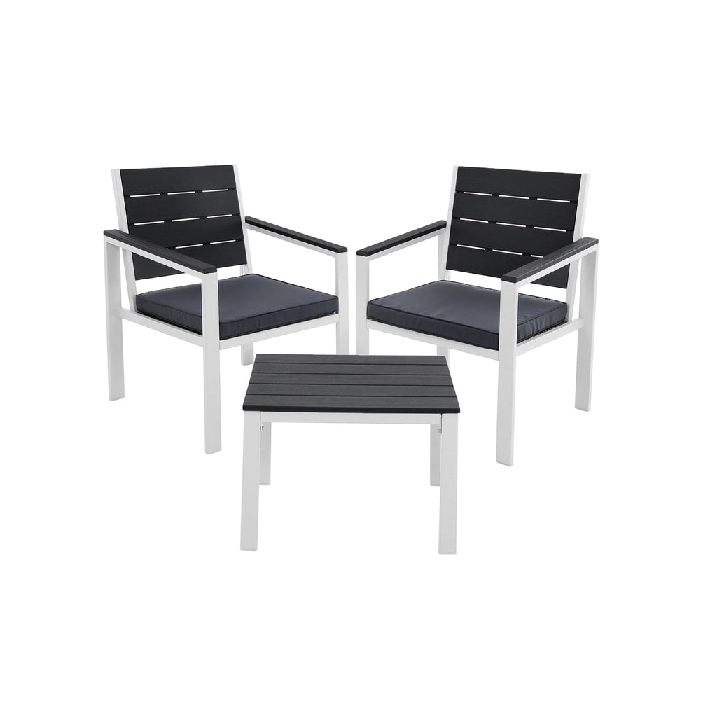 Garden furniture - Smoke gray and white