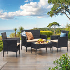 Balonset - Garden furniture set from PE Polyrotan, compact and stylish