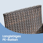 Balonset - Garden furniture set from PE Polyrotan, compact and stylish