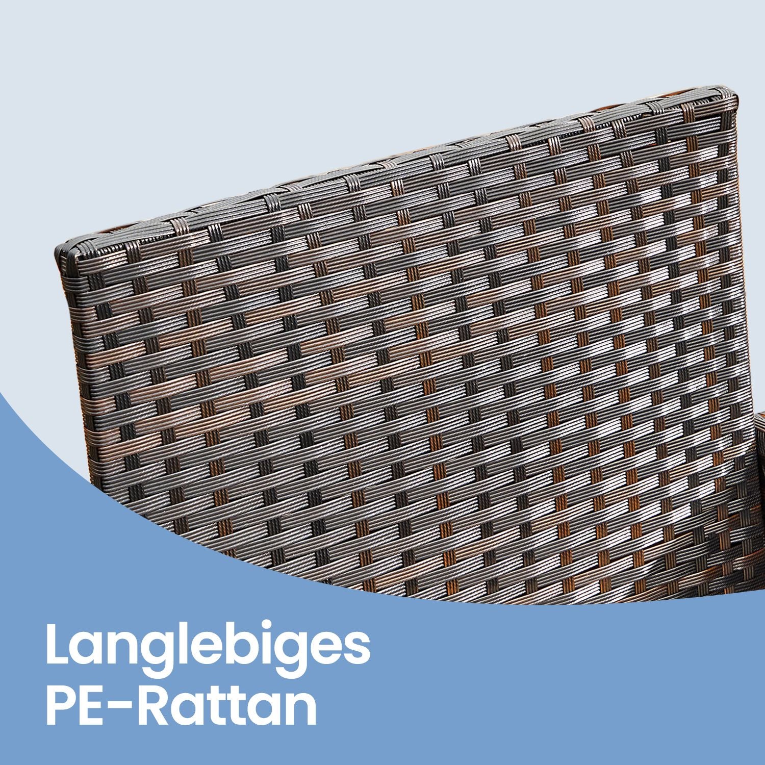 Balonset - Garden furniture set from PE Polyrotan, compact and stylish