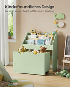 Bookcase - with 3 shelves and on wheels