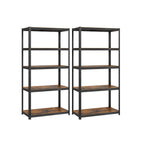 Racking cabinets - cellar shots - with 5 levels - of 200 cm high - Black