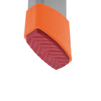 Ladder - Folding Ladder - 3 steps - Aluminum - Anti -slip - Taxable up to 150 kg - Orange / Silver