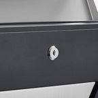 Mailbox - Wall bus - With window - Stainless steel - Silver / Anthracite