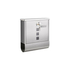 Letterbox - with silver copper slot cylinder