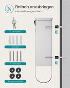 Letterbox - with silver copper slot cylinder