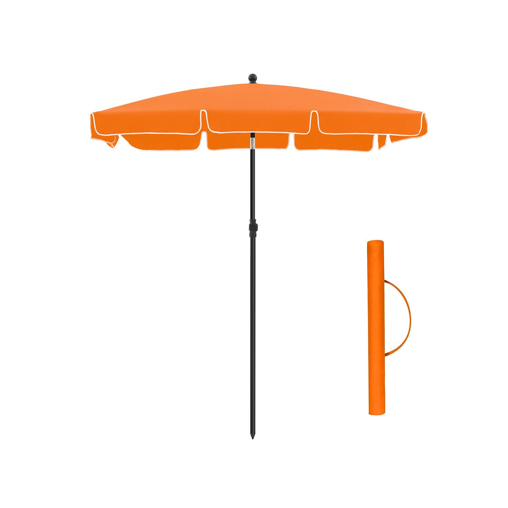 Parasol 200 x 125 cm foldable and adjustable in height