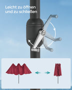 Double parasol-460 x 270 cm-with pendulum and UV protection
