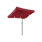 Parasol 200 x 125 cm foldable and adjustable in height