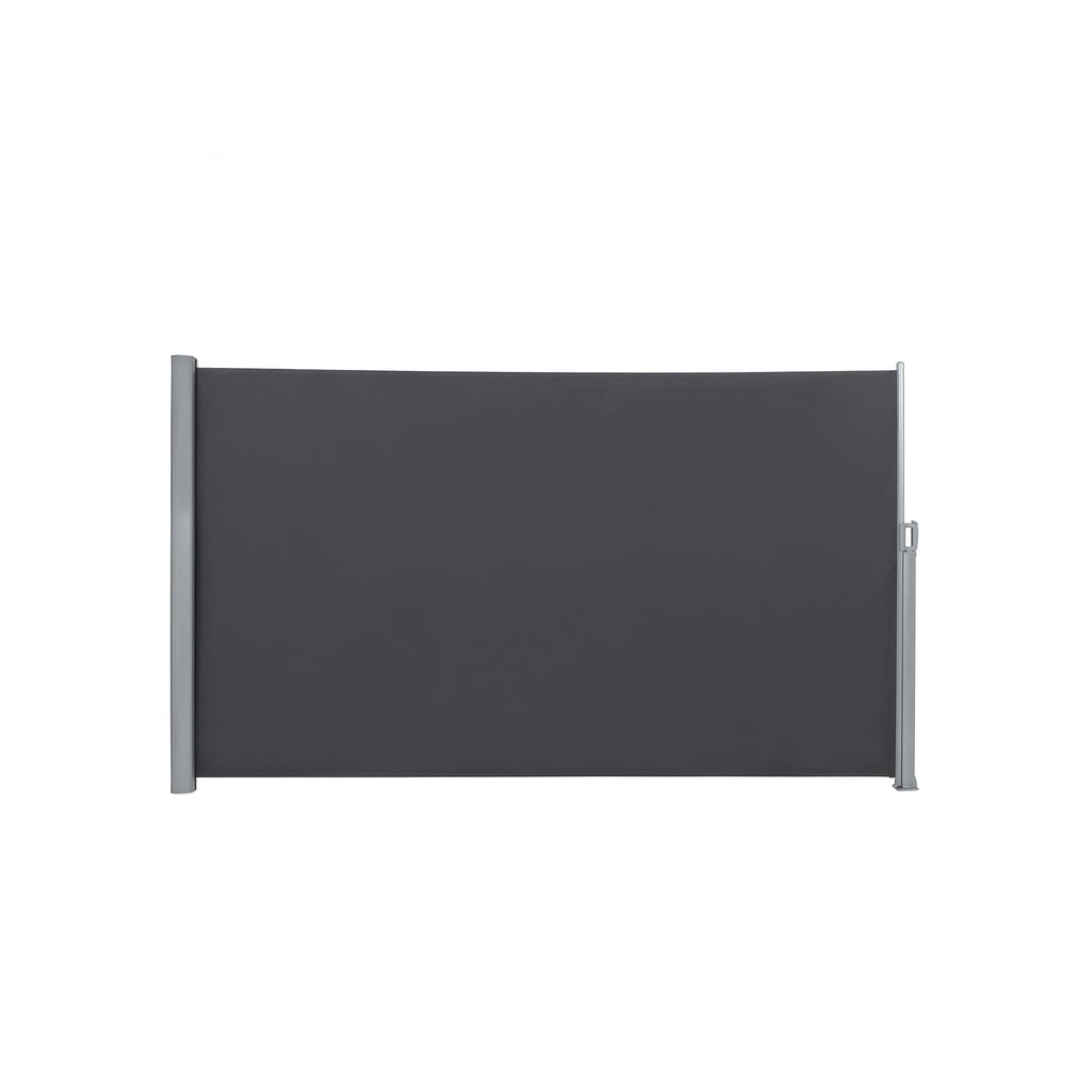 Side canopy - Extendable awning - View protection - 200 x 400 cm - Black