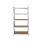 Storage rack - metal cupboard - 875 kg bearing capacity - 180 x 90 x 40 cm - silver