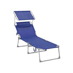 Sunter - Lounge Bed - Lounger - With Sun Visit - Lay capacity of up to 250 kg - Gray