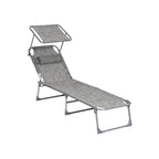 Garden seat - with headrest and sun visor