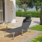 Garden seat - with headrest and sun visor