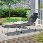 Garden seat - with headrest and sun visor