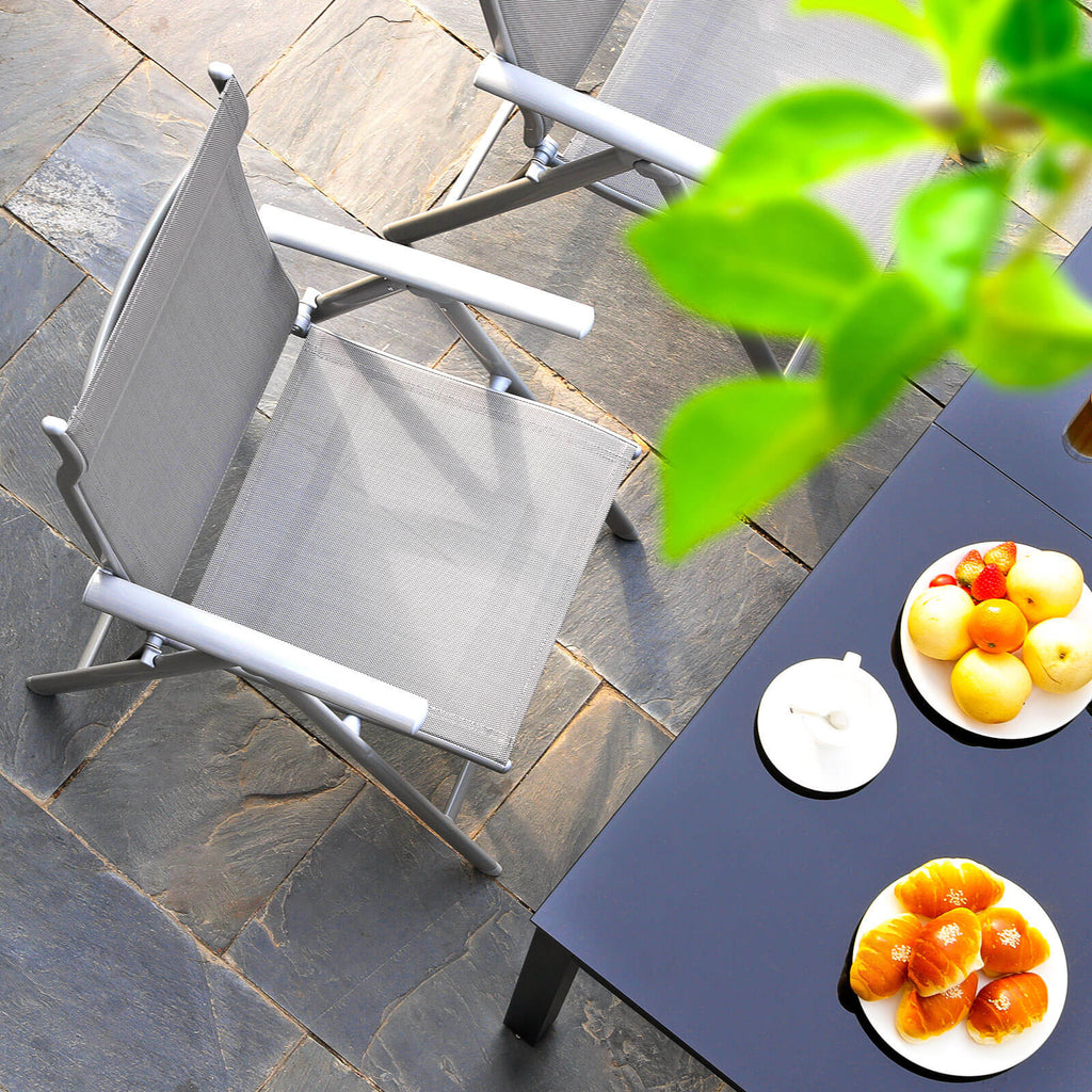 Garden chairs - Set of 2 - Gray