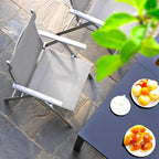 Garden chairs - Set of 2 - Gray
