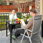 Garden chairs - Set of 2 - Gray