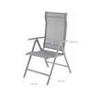 Garden chairs - Set of 2 - Gray