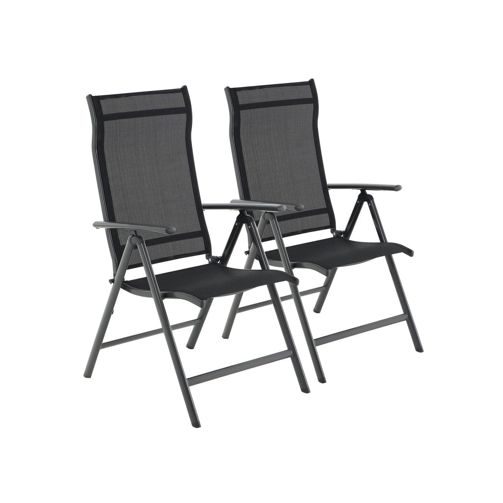 Garden chairs - Set of 2 - Gray
